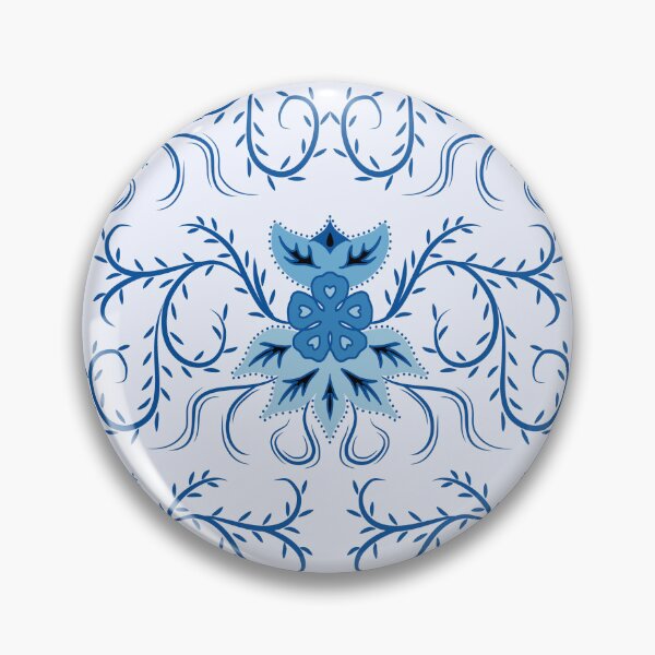 Item preview, Blue Willow Reverie: A Traditional Tile Pattern designed and sold by romyca creation_22.