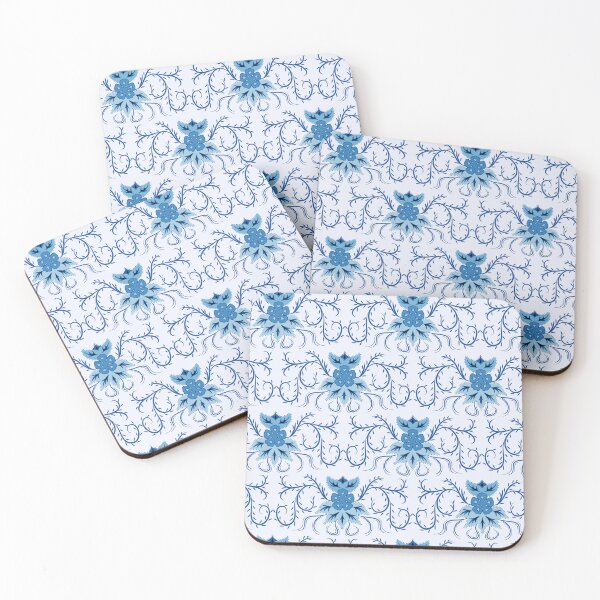 Item preview, Blue Willow Reverie: A Traditional Tile Pattern designed and sold by romyca creation_22.