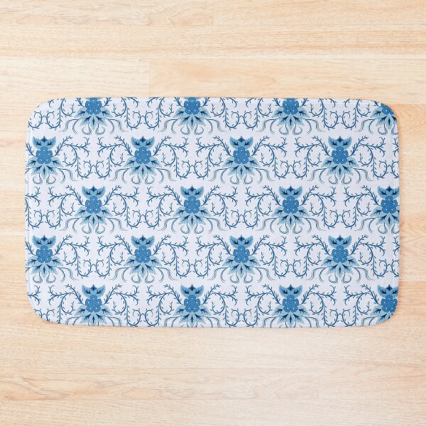 Item preview, Blue Willow Reverie: A Traditional Tile Pattern designed and sold by romyca creation_22.