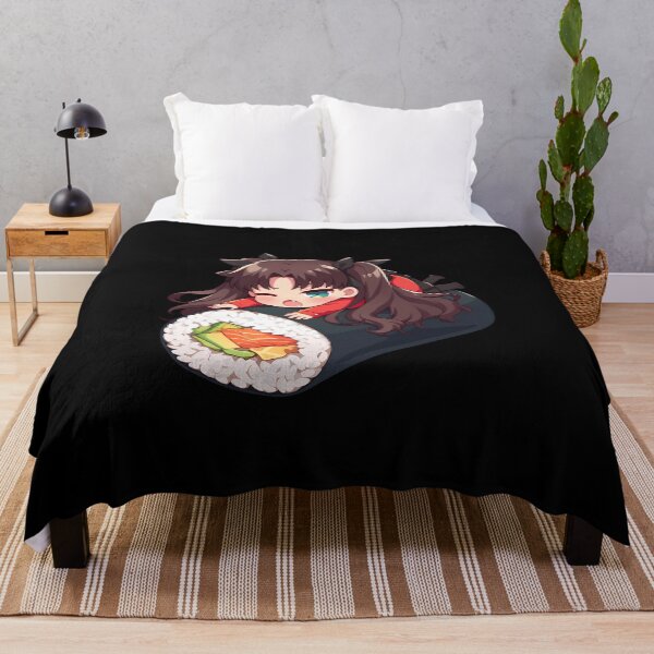 Item preview, Rin Tohsaka Fate Stay Night Chibi Sushi Anime Fiery Kawaii designed and sold by CarlosBender.