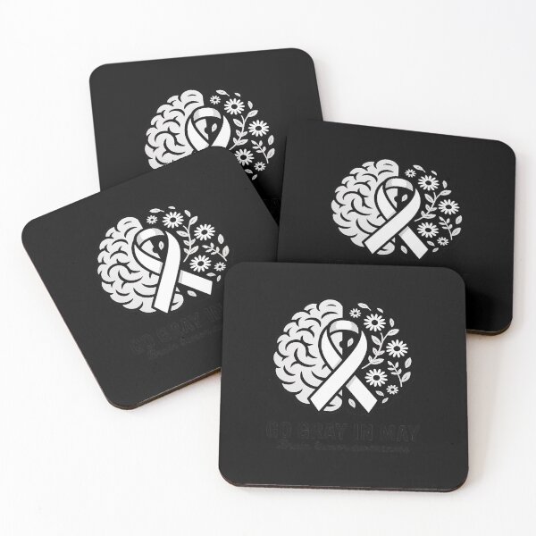 Item preview, Brain Tumor Awareness Wear Gray in May Strong Warrior Cancer designed and sold by ProudForFunny.