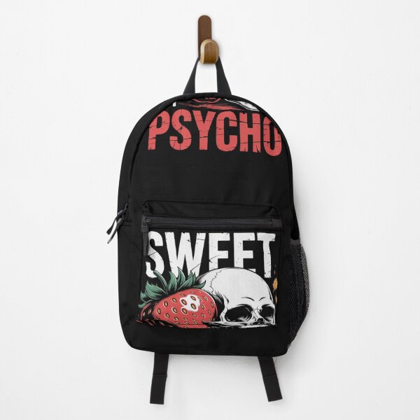 Item preview, Halloween Sweet But Psycho Funny Strawberry Skull designed and sold by katherintration.