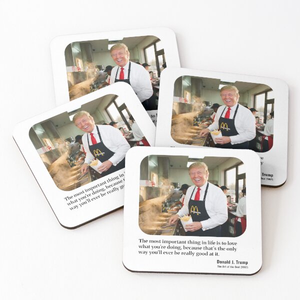 Item preview, Donald Trump McDonalds - Art of the Deal Motivational Quote (dark text) designed and sold by MAGA47Official.
