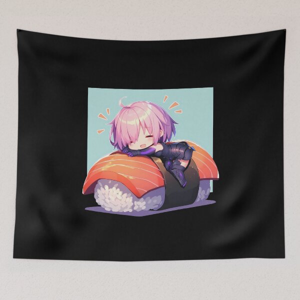Item preview, Shielder Mash Kyrielight Fate Grand Order Chibi Sushi Game Adorable Knight designed and sold by CarlosBender.