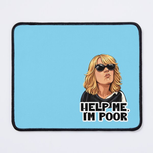 Item preview, Help Me I’m Poor – Funny Sunglasses Girl Meme Illustration designed and sold by SimplyJasper.