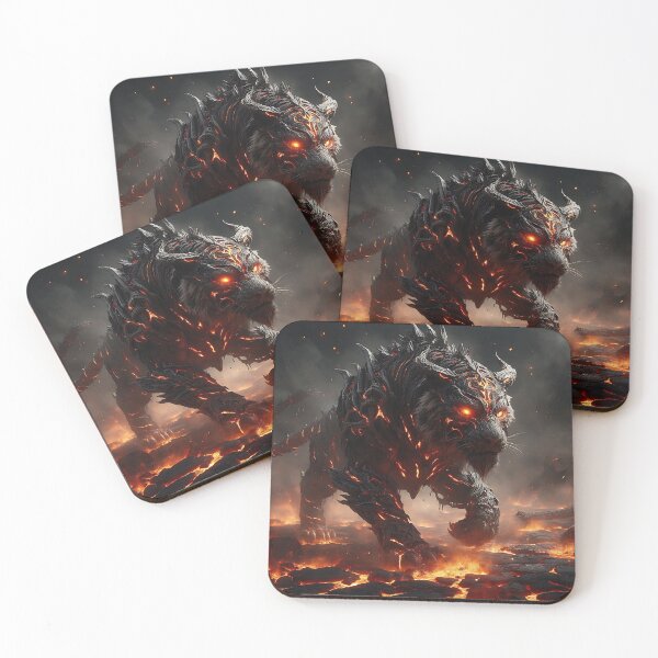 Item preview, Black Lava Tiger designed and sold by GalleryBrisArt.