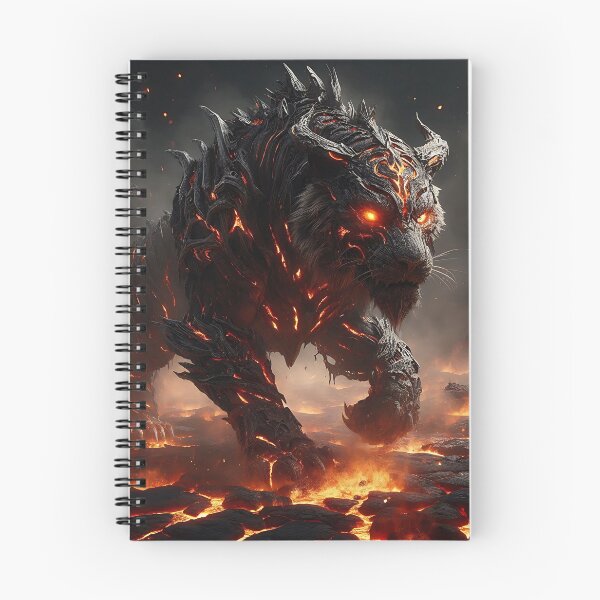Item preview, Black Lava Tiger designed and sold by GalleryBrisArt.