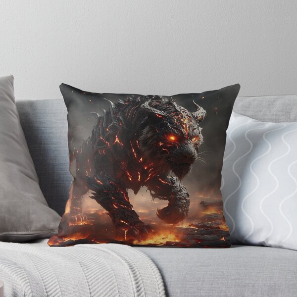 Item preview, Black Lava Tiger designed and sold by GalleryBrisArt.