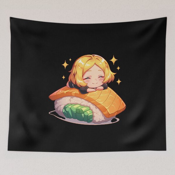 Item preview, Yellow Diamond Land Of The Lustrous Anime Girl Kawaii Chibi Sushi Gem Style designed and sold by CarlosBender.