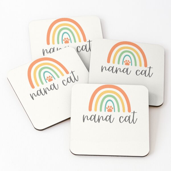 Item preview, Nana Cat - Colorful Rainbow - Paw - Nana Cat Gift designed and sold by patternjp.