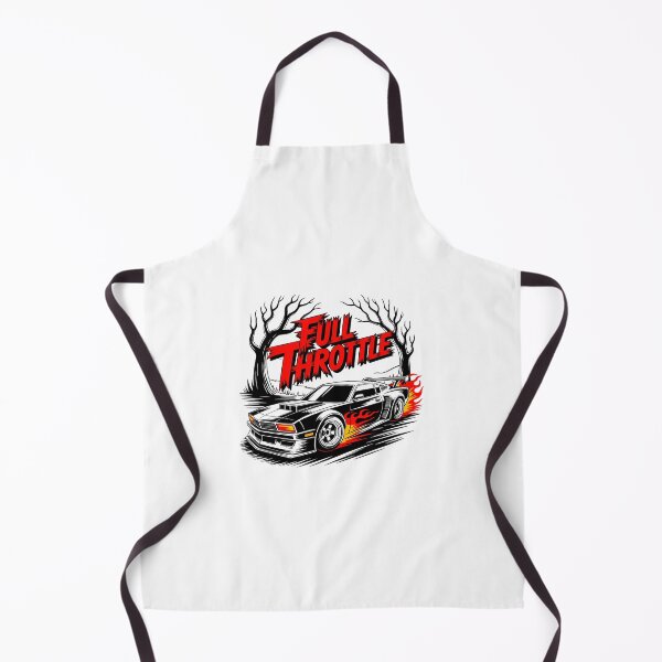 Item preview, Full Throttle Muscle Car Art – Speed Racing Flame Car Graphic Design designed and sold by SkullVibe Collective.