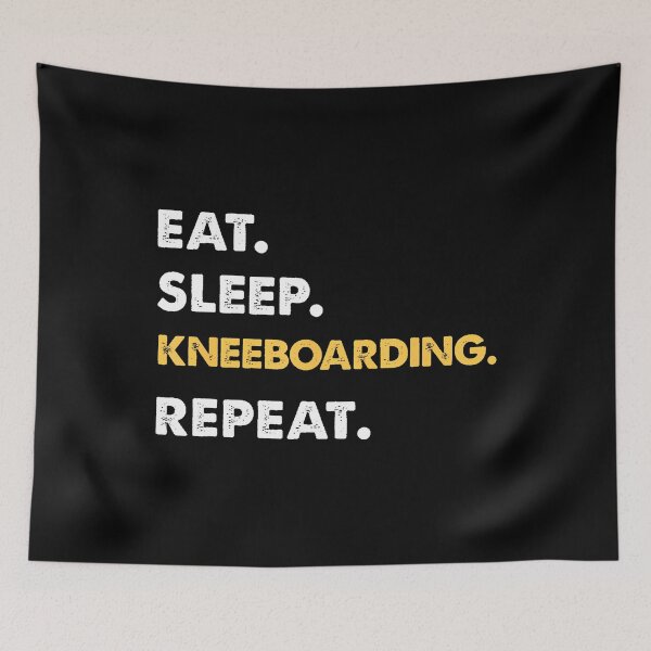 Item preview, Funny Kneeboarding Apparel Eat Sleep Kneeboarding Repeat designed and sold by kallerqptart.