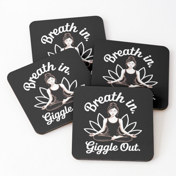 Item preview, Breath In Giggle Out Laughter Yoga designed and sold by ProudForFunny.