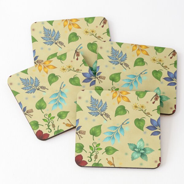 Item preview, Enchanted Herbarium – Fantasy Alchemy Seamless Pattern designed and sold by AlcheArtsStudio.