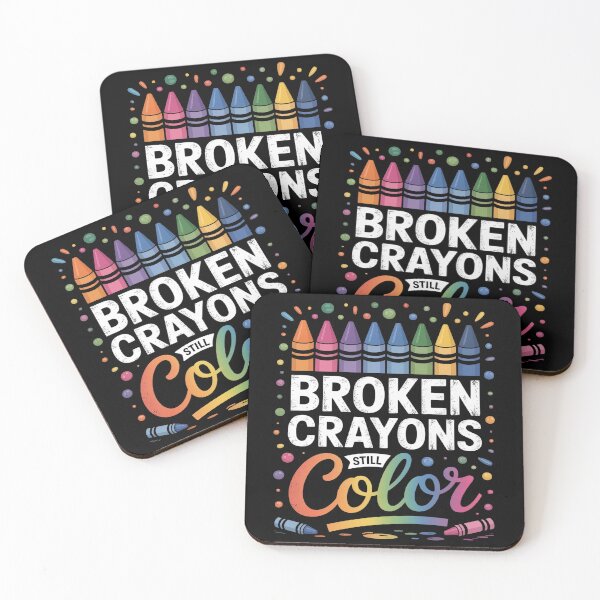 Item preview, Broken Crayons Still Color Insights Mental Health Awareness designed and sold by ProudForFunny.