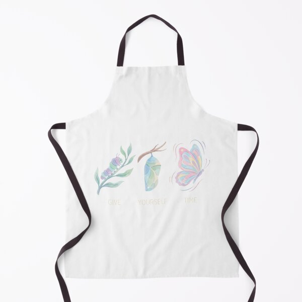 Item preview, Give Yourself Time Butterfly Transformation Watercolor Art for Self Care designed and sold by chattsuede.