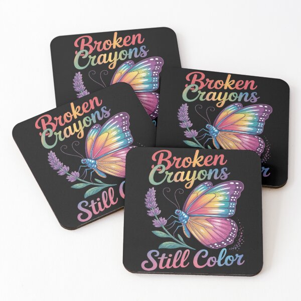 Item preview, Broken Crayons Still Color Mental Health Awareness designed and sold by ProudForFunny.