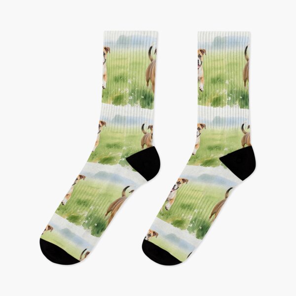 Item preview, Puppy dog playing in a field.  designed and sold by Nomad-Maynard.