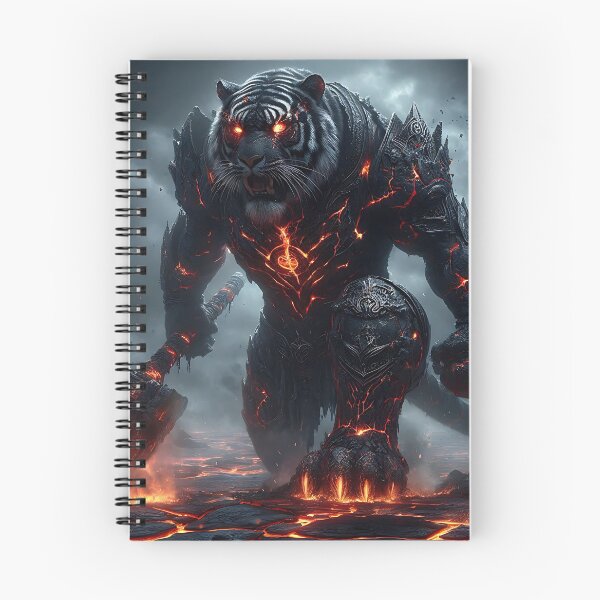 Item preview, Black Lava Tiger designed and sold by GalleryBrisArt.