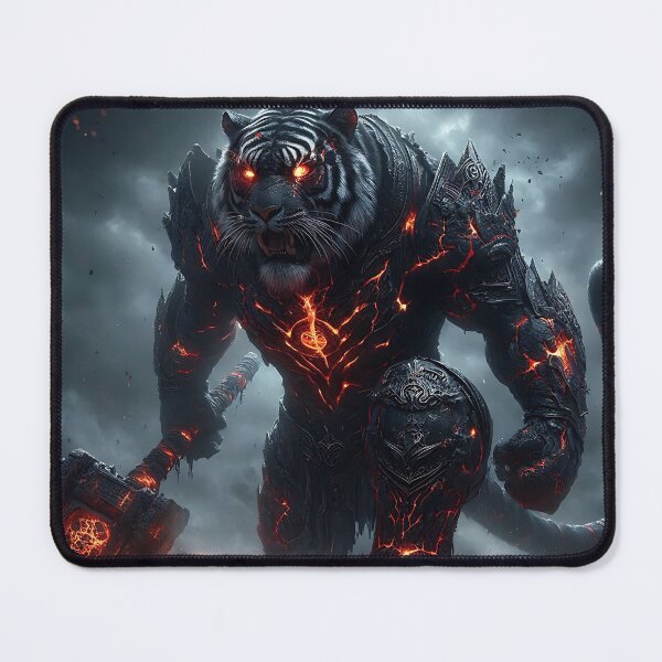Item preview, Black Lava Tiger designed and sold by GalleryBrisArt.