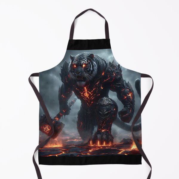 Item preview, Black Lava Tiger designed and sold by GalleryBrisArt.