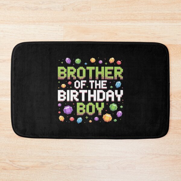 Item preview, Brother Of The Birthday Boy Matching Pixel Family Bday designed and sold by ProudForFunny.
