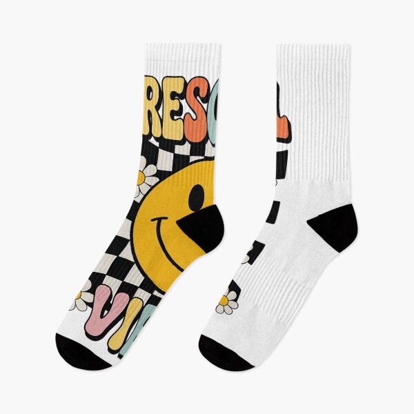 Item preview, Preschool Vibes Back To School First Day Teachers Kids designed and sold by SIGORDESIGN.