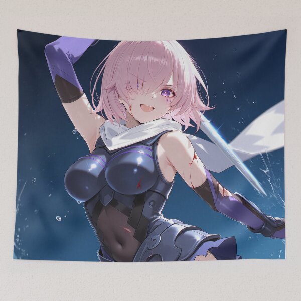 Item preview, Shielder Mash Kyrielight Battle Ready Pose Fate Grand Order Anime Girl designed and sold by CarlosBender.