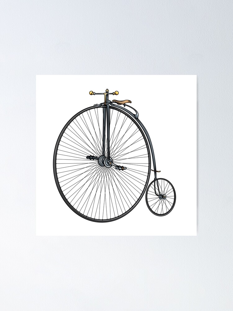 old timey big wheel bicycle