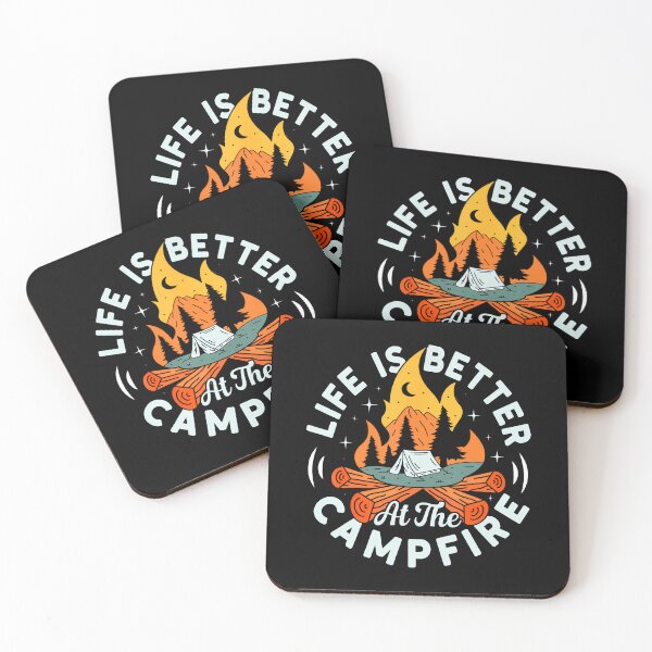 Item preview, Life Is Better At The Campfire Funny Camping designed and sold by smolicdialsp.