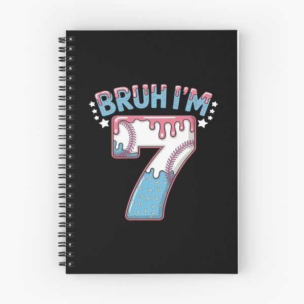 Item preview, Bruh 7th Birthday Boy Baseball Ice Cream Drip 7 Year Old Boy designed and sold by ProudForFunny.