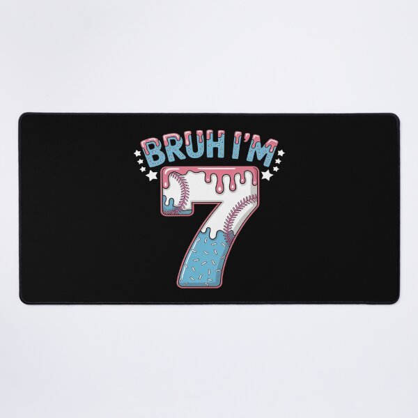 Item preview, Bruh 7th Birthday Boy Baseball Ice Cream Drip 7 Year Old Boy designed and sold by ProudForFunny.