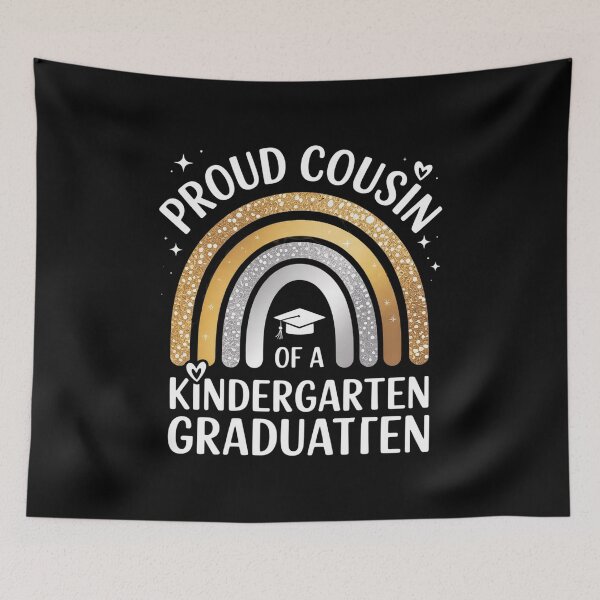 Item preview, Proud Cousin Of A Kindergarten Graduate Rainbow designed and sold by SIGORDESIGN.
