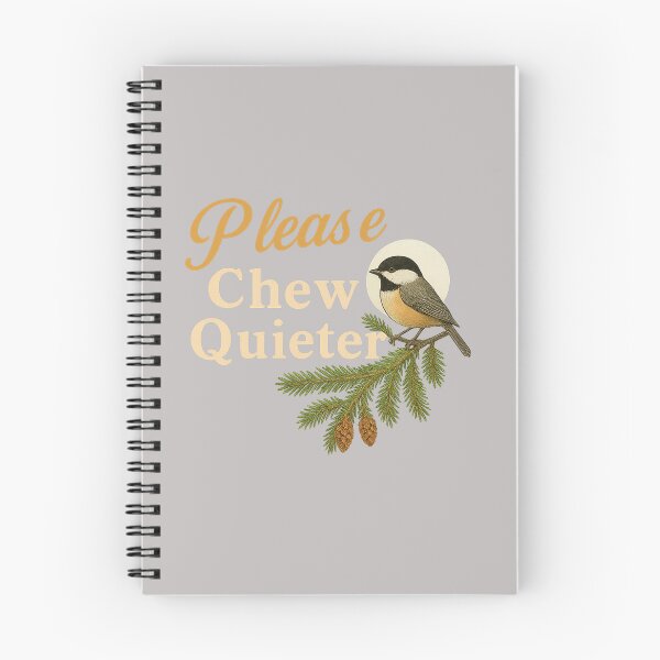 Item preview, Please Chew Quieter Funny Vintage Bird Nature Illustration  designed and sold by mjohnson9.