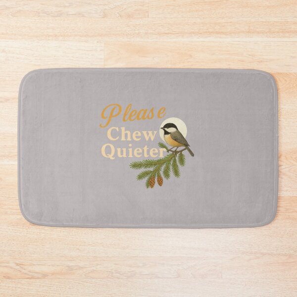 Item preview, Please Chew Quieter Funny Vintage Bird Nature Illustration  designed and sold by mjohnson9.