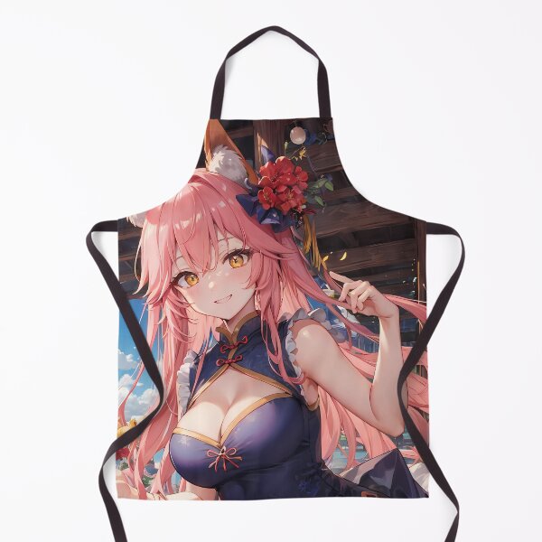 Item preview, Caster No Tamamo No Mae Blue Cheongsam Flower Festival Fox Spirit Girl designed and sold by CarlosBender.