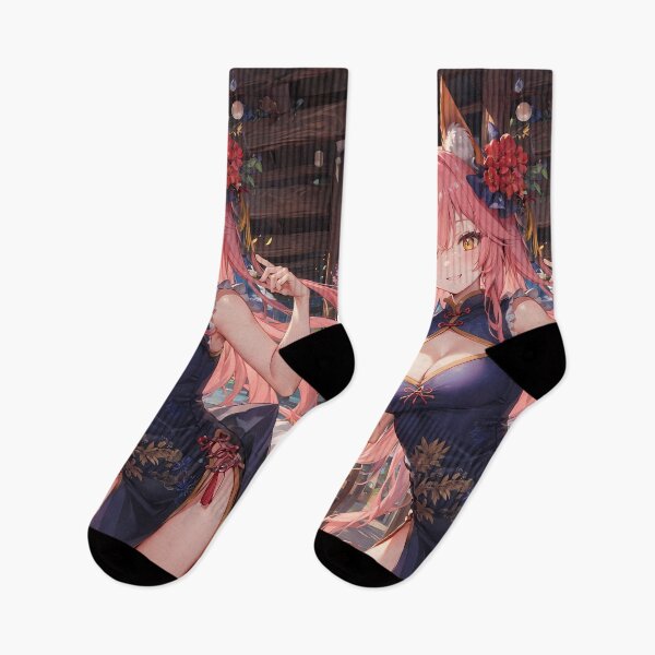 Item preview, Caster No Tamamo No Mae Blue Cheongsam Flower Festival Fox Spirit Girl designed and sold by CarlosBender.