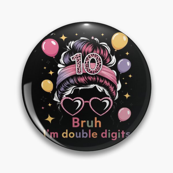 Item preview, Bruh I'm Double Digits 10th Birthday 10 Year Old designed and sold by ProudForFunny.