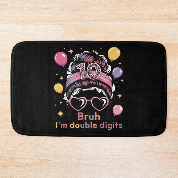 Item preview, Bruh I'm Double Digits 10th Birthday 10 Year Old designed and sold by ProudForFunny.