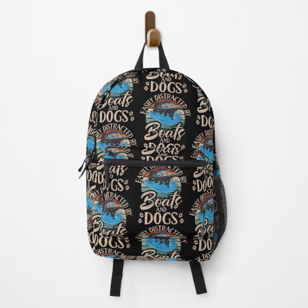 Item preview, Easily Distracted By Boats And Dogs Lover Boating designed and sold by cordfried3h.