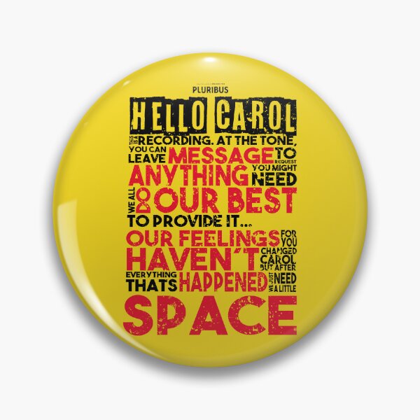 Item preview, PLURIBUS: RECORDING FOR CAROL (GRUNGE STYLE) designed and sold by FunGangStore.