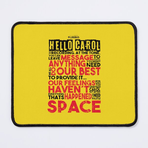 Item preview, PLURIBUS: RECORDING FOR CAROL (GRUNGE STYLE) designed and sold by FunGangStore.
