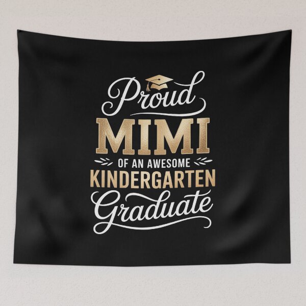 Item preview, Proud Mimi of Kindergarten Graduate Graduation Mimi designed and sold by SIGORDESIGN.
