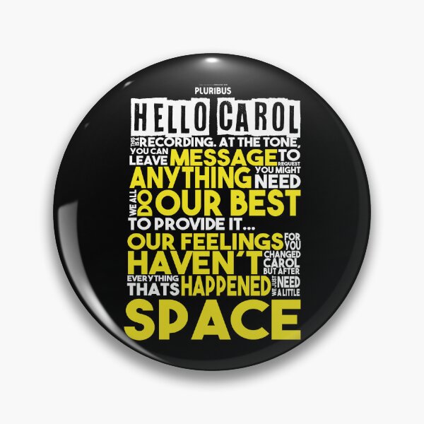 Item preview, PLURIBUS: RECORDING FOR CAROL (BLACK) designed and sold by FunGangStore.