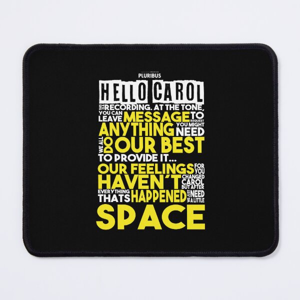 Item preview, PLURIBUS: RECORDING FOR CAROL (BLACK) designed and sold by FunGangStore.