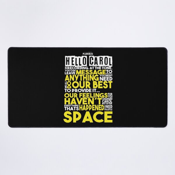 Item preview, PLURIBUS: RECORDING FOR CAROL (BLACK) designed and sold by FunGangStore.