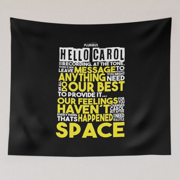 Item preview, PLURIBUS: RECORDING FOR CAROL (BLACK) designed and sold by FunGangStore.