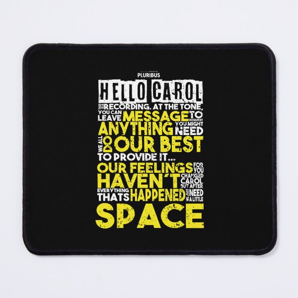 Item preview, PLURIBUS: RECORDING FOR CAROL (BLACK) GRUNGE STYLE designed and sold by FunGangStore.