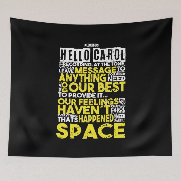 Item preview, PLURIBUS: RECORDING FOR CAROL (BLACK) GRUNGE STYLE designed and sold by FunGangStore.