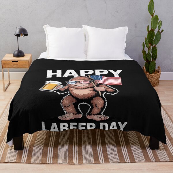 Item preview, Happy Labeer Day Labor Day Sasquatch American Flag Patriotic designed and sold by katherintration.
